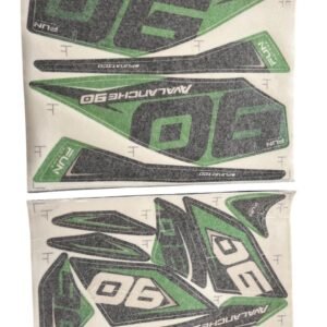 KIT DE ADESIVOS VERDE AVALANCHE 2023 LYIA FUN MOTORS